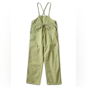 Kapital Green Canvas Welder Overalls with Adjustable Straps